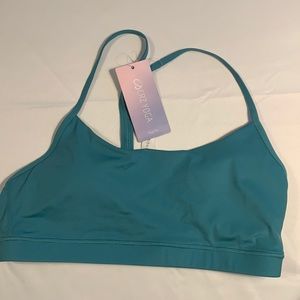 NWT Yoga Racerback Sports Bra